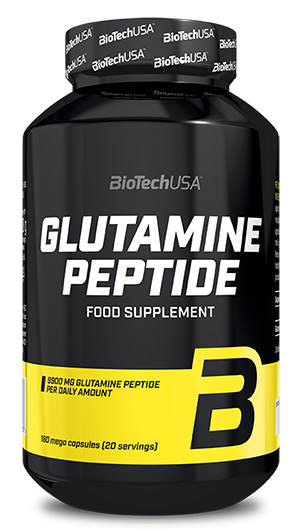 BioTech Glutamine Peptide 180 kap. - Kliknutím na obrázok zatvorte -